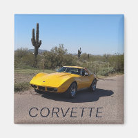 1973 Corvette Jaune Stingray C3 Classic Car
