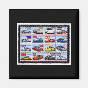 Aimant 1978-2013 Edition spéciale Corvette Montage