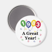 Aimant 1983 Une Grande Année Anniversaire (Recto/Verso)