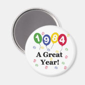 Aimant 1984 Un grand anniversaire (Recto/Verso)