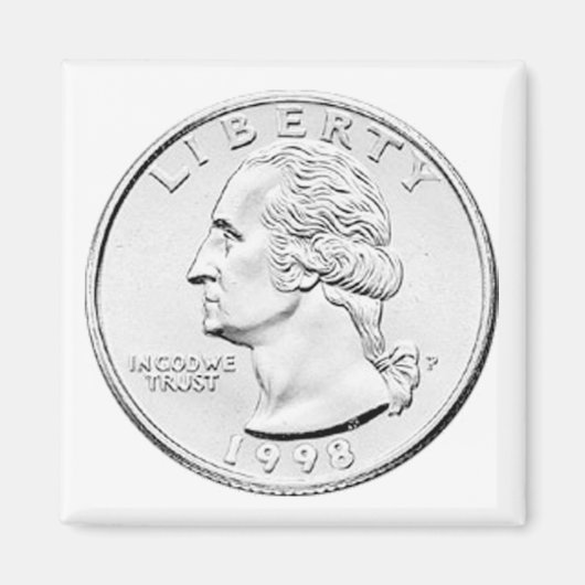 Aimant 1998 Ben Franklin Quarter Dollar produits (Devant)