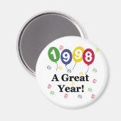 Aimant 1998 Une Grande Année Anniversaire (Recto/Verso)