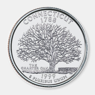 Aimant 1999 de quart d'état du Connecticut