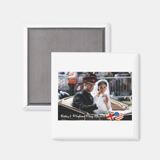 Aimant 19 mai 2018 : Quand Harry a épousé Meghan (Recto/Verso)