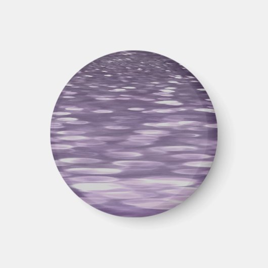 Aimant #1 abstrait : Miroitement ultra-violet (Devant)