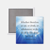 Aimant 1 Corinthiens 10:31 (Recto/Verso)