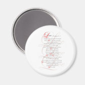 Aimant 1 Corinthiens 13 (Recto/Verso)