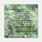 Aimant 1 Corinthiens 15:58 (Devant)