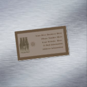 Aimant 1 de carte de visite de Brew de bière (In Situ)