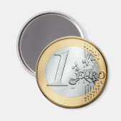 Aimant 1 euro pièce (Recto/Verso)