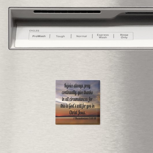 Aimant 1 Thessaloniciens 5:16-18 (In Situ (Lave-vaisselle))