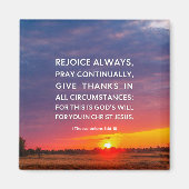 Aimant 1 Thessaloniciens 5:16-18 Réjouissez toujours (Devant)