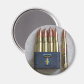 Aimant 1er patch des forces spéciales vet garand m1 aiman (Recto/Verso)