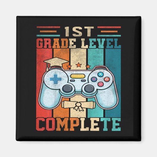 Aimant 1ère Année Jeu Complet Dernier Jour De L'École (Devant)