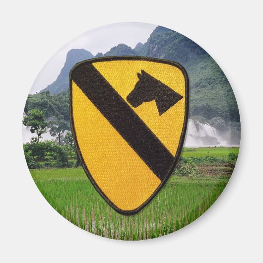 Aimant 1ère cavalerie de l'air (Devant)