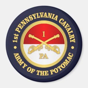 Aimant 1ère Cavalerie de Pennsylvanie