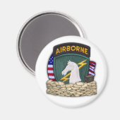 Aimant 1ère commande d'opérations spéciales socom patch M (Recto/Verso)