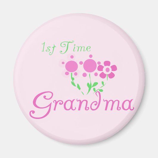 Aimant 1ère Fleurs Grandma-Rose (Devant)
