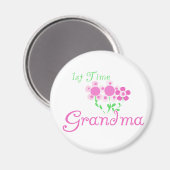 Aimant 1ère Fleurs Grandma-Rose (Recto/Verso)