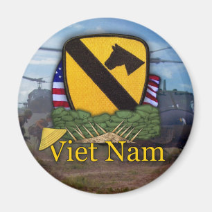 Aimant 1re cavalerie vietnam, champ de bataille pour les