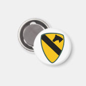 Aimant 1re division de cavalerie Patch (Recto/Verso)