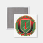 Aimant 1re division d'infanterie (Recto/Verso)