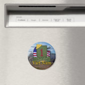 Aimant 1re division d'infanterie vétérans vietnam vétéran (In Situ (Lave-vaisselle))