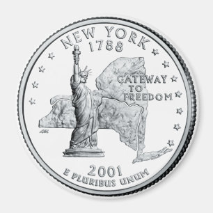 Aimant 2001 de quart de l'état de New-York