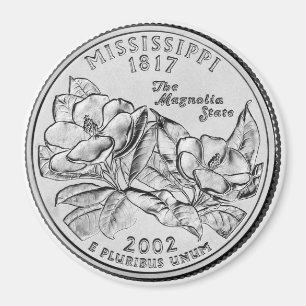 Aimant 2002 de quart d'état du Mississippi