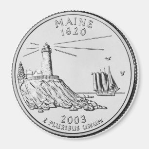 Aimant 2003 de quart d'état du Maine
