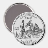 Aimant 2005 California State Quarter (Recto/Verso)