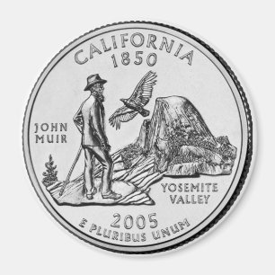 Aimant 2005 de quart d'état de la Californie