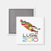 Aimant 2010 : Luge (Recto/Verso)