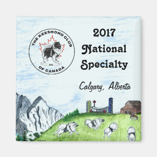 Aimant 2017 de souvenir de spécialité