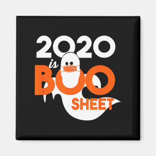 Aimant 2020 est boo feuille fantôme halloween