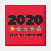 Aimant 2020 Ne Recommanderait Pas (Devant)