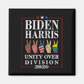Aimant 2021 Biden Harris Unity Over Division Gift (Devant)
