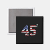 Aimant 2024 45 Squared Second Term Usa Vintage (Recto/Verso)