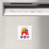 Aimant 2024 Jamais Trump Thunder_Cove (In Situ (Lave-vaisselle))