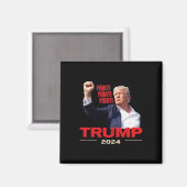 Aimant 2024 Lutte Contre le Combat 13 juillet Rallye Trum (Recto/Verso)