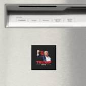 Aimant 2024 Lutte Contre le Combat 13 juillet Rallye Trum (In Situ (Lave-vaisselle))