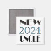 Aimant 2024 Nouveau magnétisme oncle (Recto/Verso)