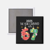 Aimant 2025 L'année où j'ai survécu de justesse 67 lumièr (Recto/Verso)