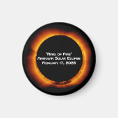 Aimant 2026 Annular Ring of Fire Solar Eclipse (Devant)