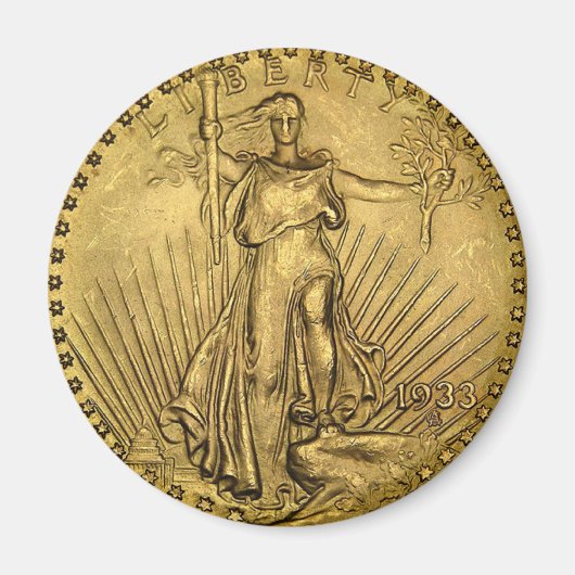 AIMANT 20 $ GOLD PIECE (Devant)