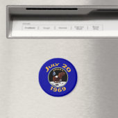 Aimant 20 juillet 1969 Apollo 11 Mission sur la Lune (In Situ (Lave-vaisselle))