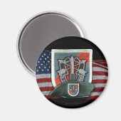 Aimant 20e forces spéciales flash vietnam vétérinaires ai (Recto/Verso)