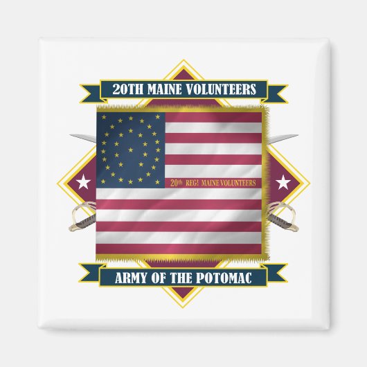 Aimant 20e Maine (Devant)