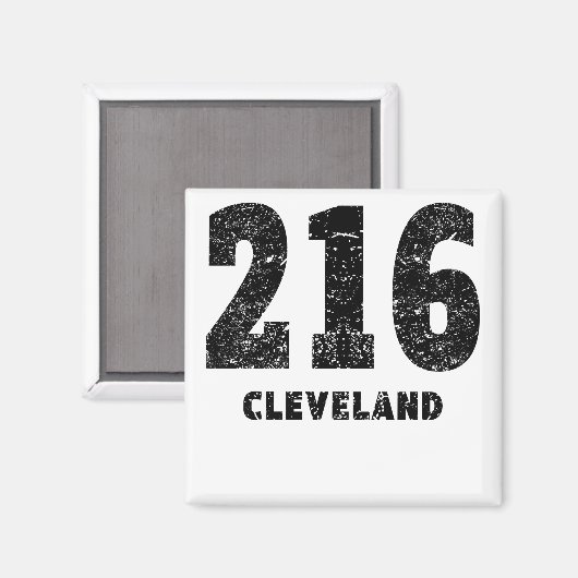 Aimant 216 Cleveland Distressed (Recto/Verso)