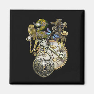 Aimant 21e anniversaire de Steampunk